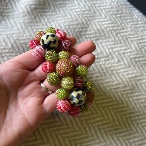 Mackenzie-Childs stretch bracelet courtly check